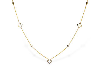 E274-93235: NECKLACE .20 TW (18")