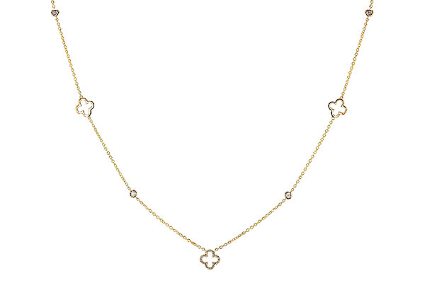 E274-93235: NECKLACE .20 TW (18")