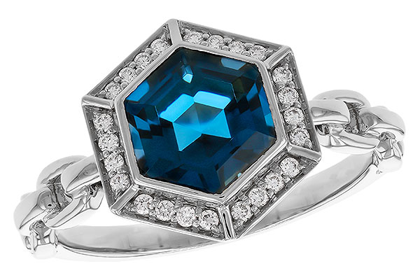 E274-96862: LDS RG 2.03 LONDON BLUE TOPAZ 2.14 TGW (7.5MM LBT)