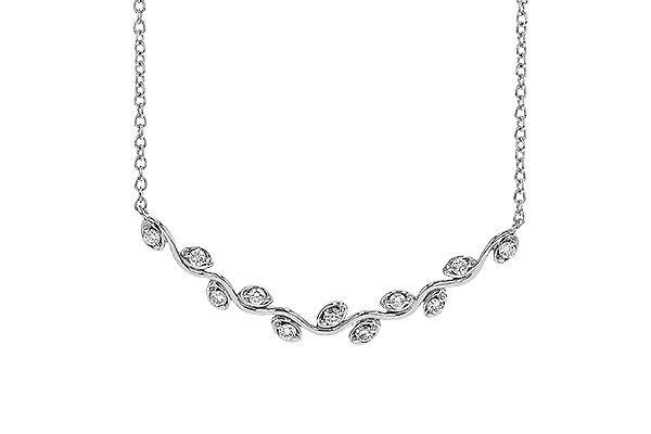 E274-98680: NECKLACE .25 TW (18")
