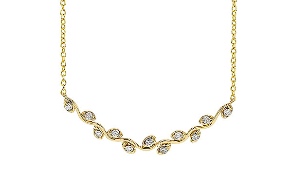 E274-98680: NECKLACE .25 TW (18")