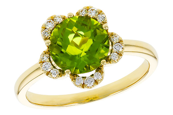 E274-99562: LDS RG 2.16 PERIDOT 2.28 TGW (8MM RD)