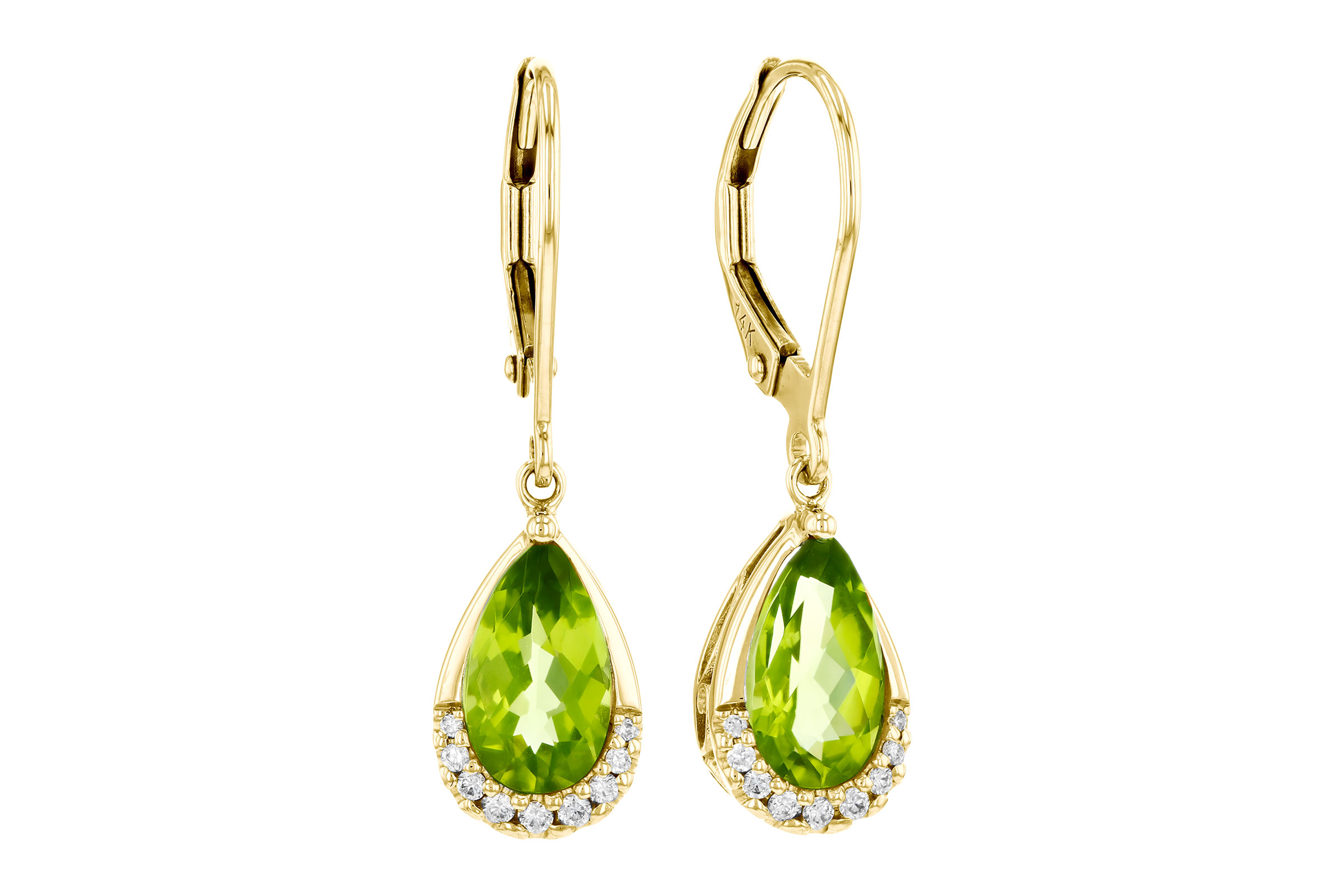 E275-84107: EARR 1.85 PERIDOT 1.94 TGW (9x5MM PS)