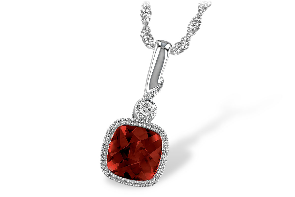 F184-07789: NECK 1.18 GARNET 1.20 TGW