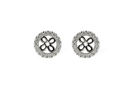 F187-67744: EARRING JACKETS .24 TW (FOR 0.75-1.00 CT TW STUDS)