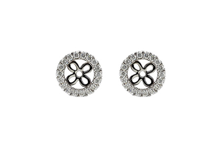 F187-67744: EARRING JACKETS .24 TW (FOR 0.75-1.00 CT TW STUDS)