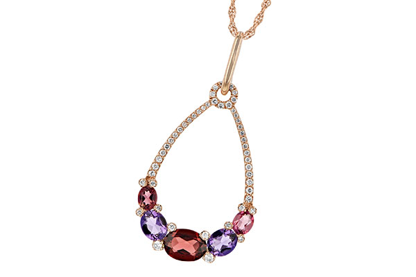F187-67807: NECK 1.47 SEMI-PRECIOUS 1.67 TGW