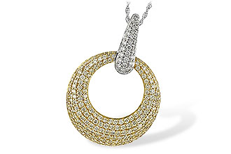 F189-48716: NECK 1.64 YELLOW DIAS 1.90 TW