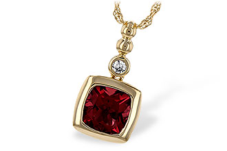 F189-50498: NECK 1.40 GARNET 1.44 TGW