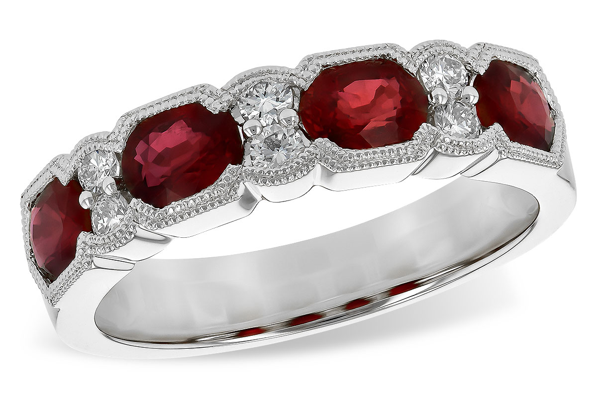 F190-38707: LDS WED RG 1.66 RUBY 1.84 TGW (5x4MM RUBY)
