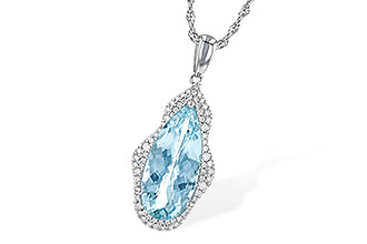 F190-42307: NECK 3.97 AQUAMARINE 4.20 TGW