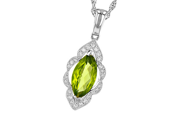 F190-42344: NECK .94 PERIDOT 1.05 TGW