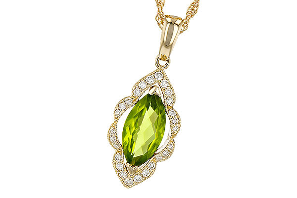 F190-42344: NECK .94 PERIDOT 1.05 TGW