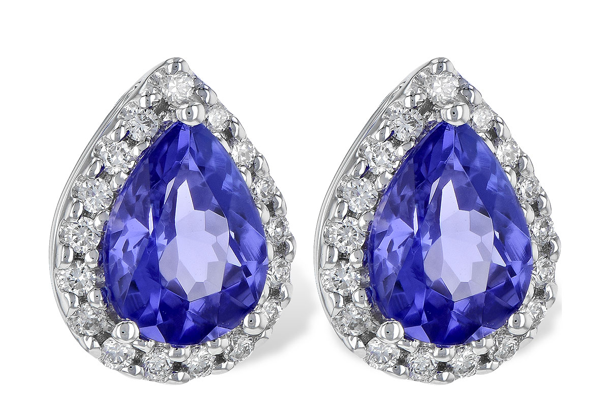 F190-42353: EARR 1.15 TW TANZANITE 1.32 TGW