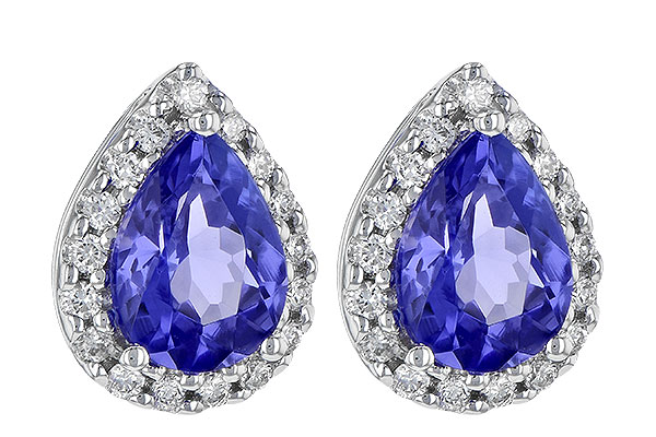 F190-42353: EARR 1.15 TW TANZANITE 1.32 TGW