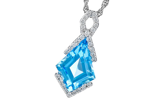 F273-11371: NECK 2.40 BLUE TOPAZ 2.53 TGW