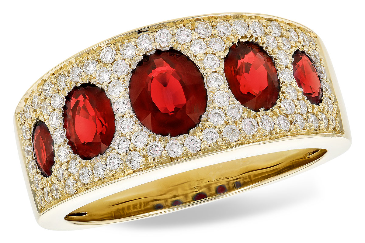 F273-13207: LDS WED RG 1.60 TW RUBY 2.00 TGW
