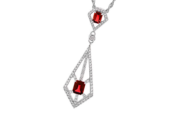 F273-13244: NECK .63 TW RUBY .93 TGW