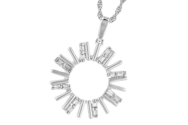 F273-14153: NECK .14 TW BAGUETTES