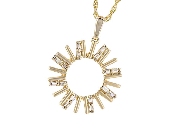 F273-14153: NECK .14 TW BAGUETTES