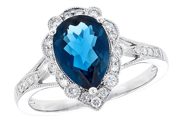 F273-15989: LDS RG 2.25 LONDON BLUE TOPAZ 2.47 TGW