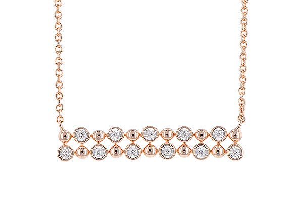 F273-16853: NECKLACE .12 TW