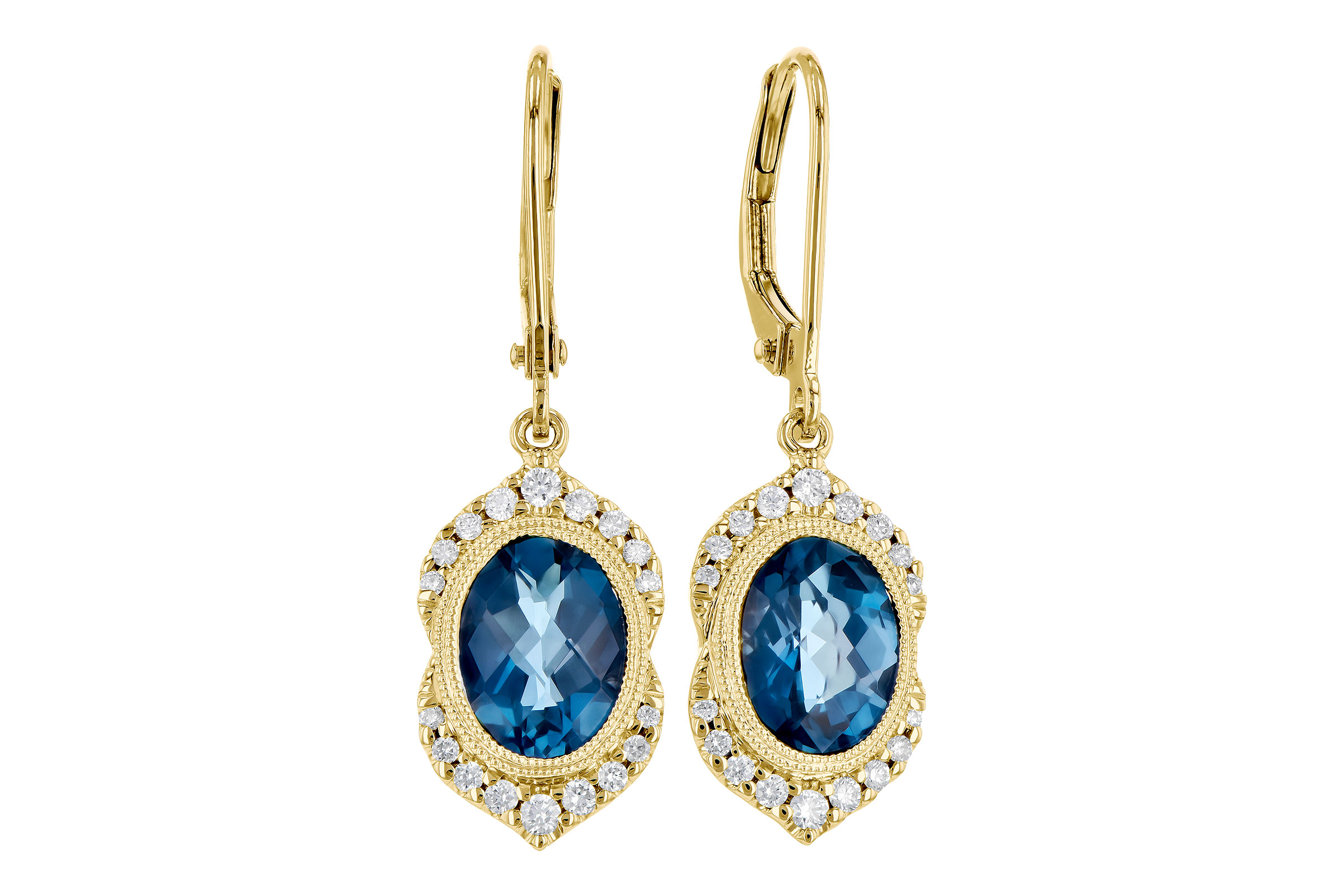 F273-17798: EARR 2.45 LONDON BLUE TOPAZ 2.64 TGW