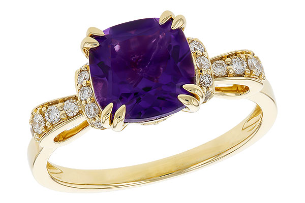 F274-95071: LDS RG 1.83 AMETHYST 2.05 TGW (8MM AMY)