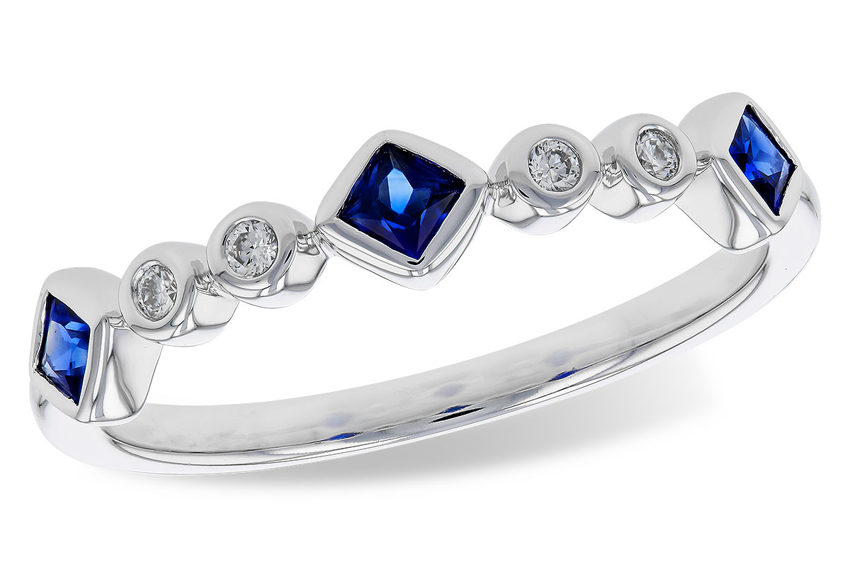 F274-95916: LDS WED RG .25 SAPPHIRE .30 TGW