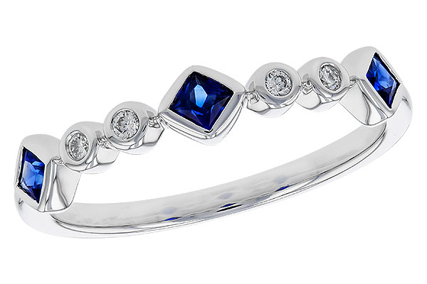 F274-95916: LDS WED RG .25 SAPPHIRE .30 TGW