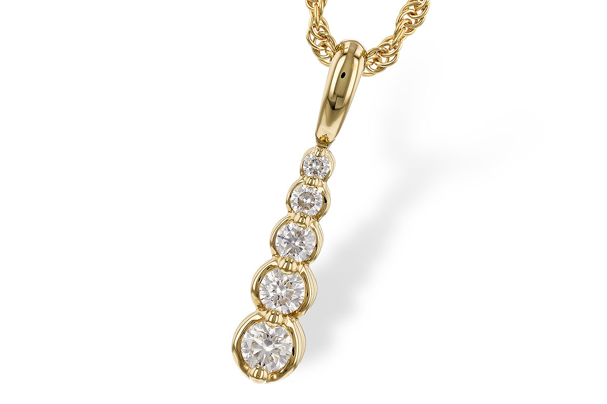 F274-96853: NECKLACE .25 TW