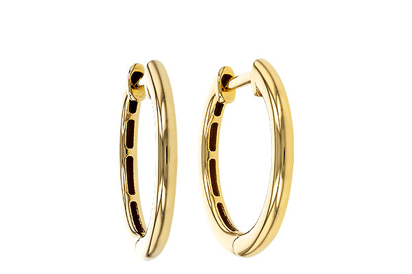 F274-98653: GOLD EARRINGS (16MM)