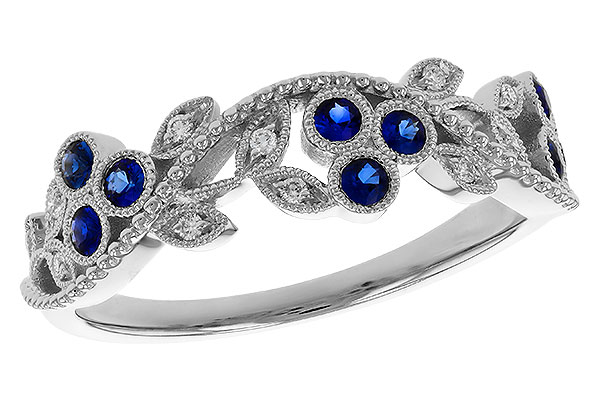 F274-99553: LDS WED RG .23 SAPPHIRE .29 TGW
