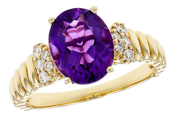 F275-82298: LDS RG 2.12 AMETHYST 2.26 TGW (10x8MM AMY)