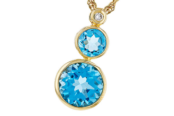 F275-82307: NECK 2.63 BLUE TOPAZ 2.65 TGW (5MM / 8MM BT)
