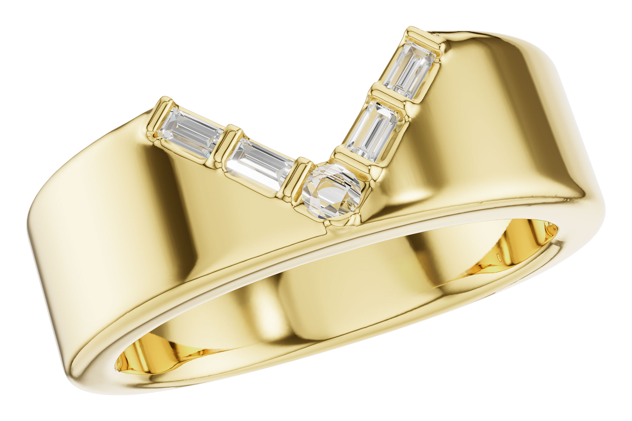 F275-83216: LDS DIA WED RG .07 BAGUETTE .11 TW