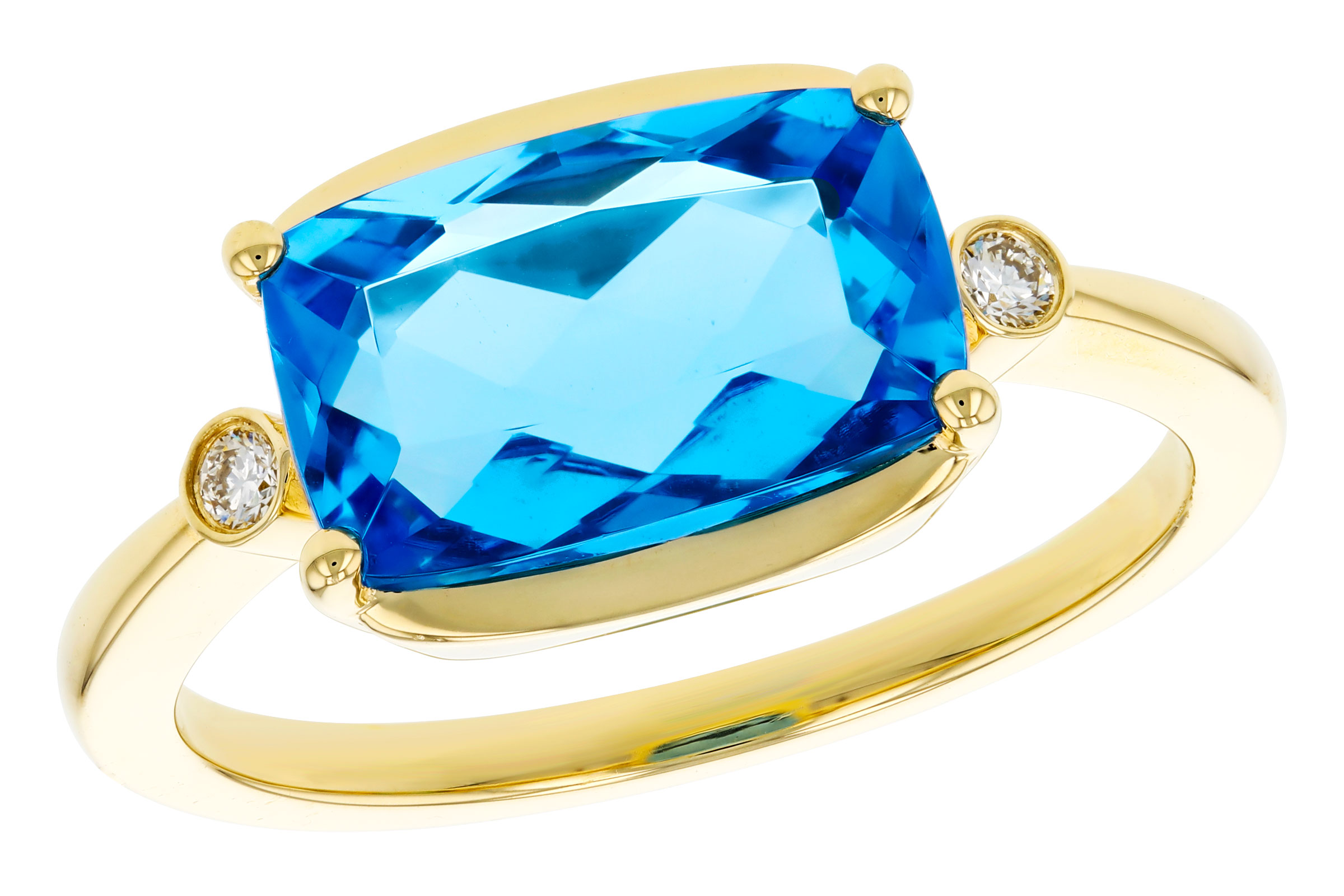 F275-84107: LDS RG 2.88 BLUE TOPAZ 2.92 TGW (11x7MM BT)