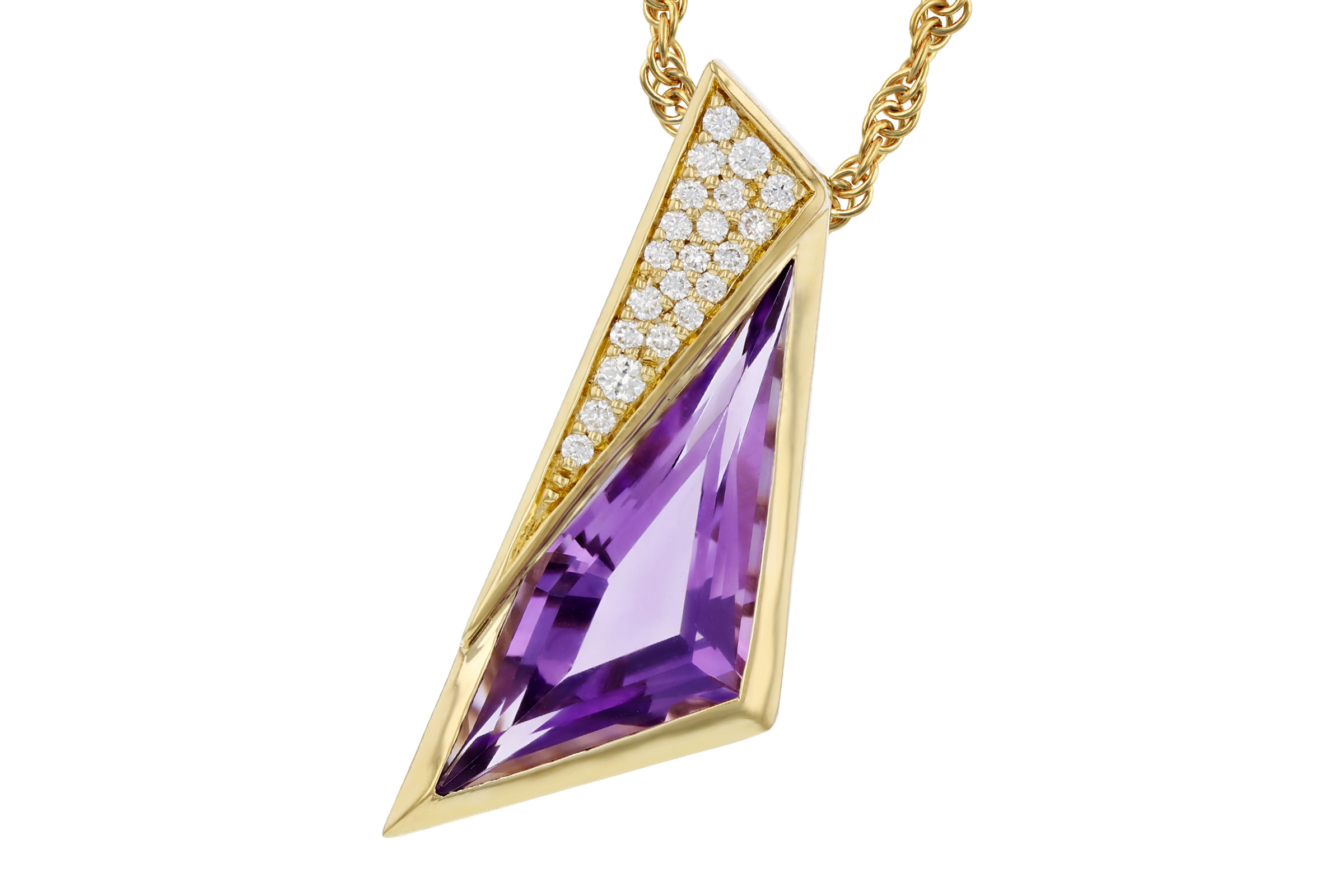 F275-84153: NECKLACE 2.24 AMETHYST 2.33 TGW