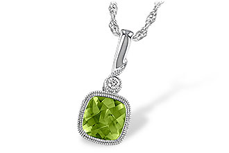 G184-07798: NECK .97 PERIDOT .99 TGW