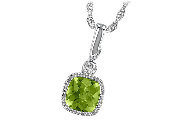 G184-07798: NECK .97 PERIDOT .99 TGW