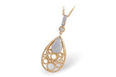 G184-91398: NECKLACE .20 TW