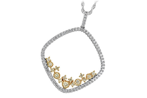 G188-62316: NECK .18 YELLOW DIAS .50 TW