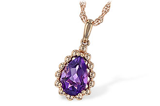 G189-49616: NECKLACE 1.06 CT AMETHYST