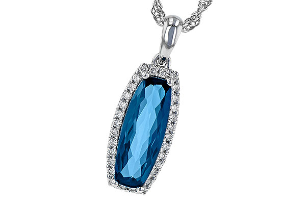 G190-44098: NECK 1.58 LONDON BLUE TOPAZ 1.70 TGW