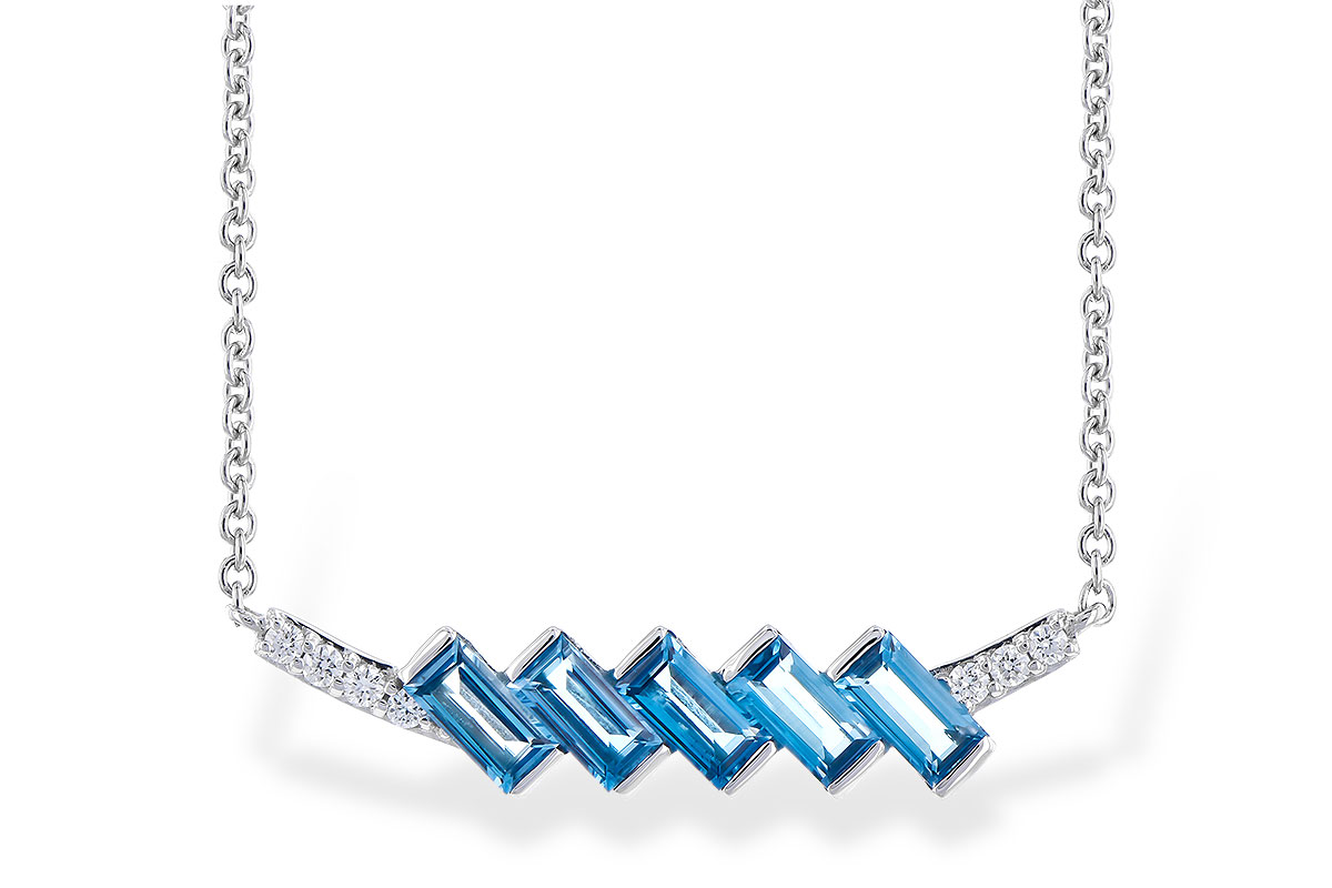 G273-16889: NECK .75 LONDON BLUE TOPAZ .80 TGW