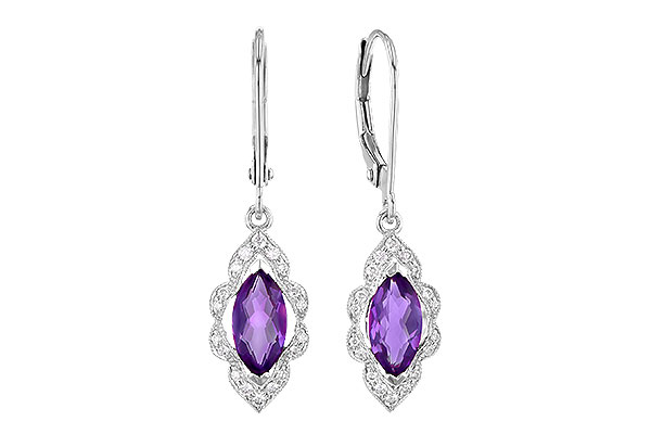 G273-17734: EARR .92 TW AMETHYST 1.07 TGW