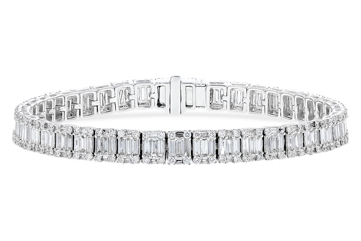 G274-02334: BRACELET 2.72 TW BAGUETTES 4.10 TW