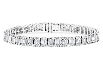 G274-02334: BRACELET 2.72 TW BAGUETTES 4.10 TW