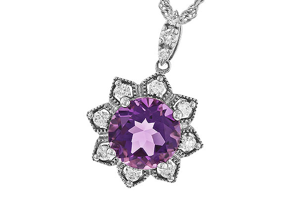 G274-05089: NECK 1.70 AMETHYST 1.87 TGW (8MM RD)