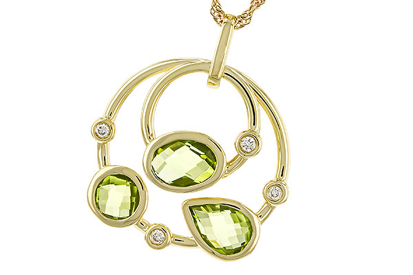 G274-91380: NECKLACE 2.20 PERIDOT 2.26 TGW